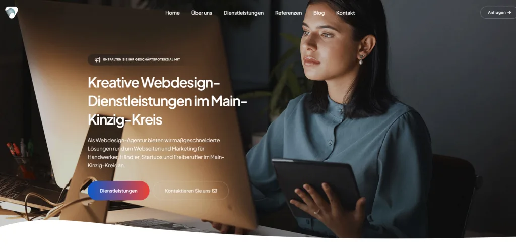 Homepage erstellen lassen Beispielreferenz 4